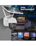Camera Wifi cu panou solar, 3MP, 1080P, Detectare umana, JT-8181XM