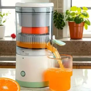 Storcător electric de citrice portabil, 45W, încărcare USB, capacitate 500 ml 2