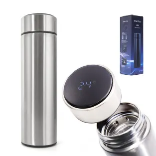 Termos cu Afișaj Electronic Tactil, 500 ml, Oțel Inoxidabil