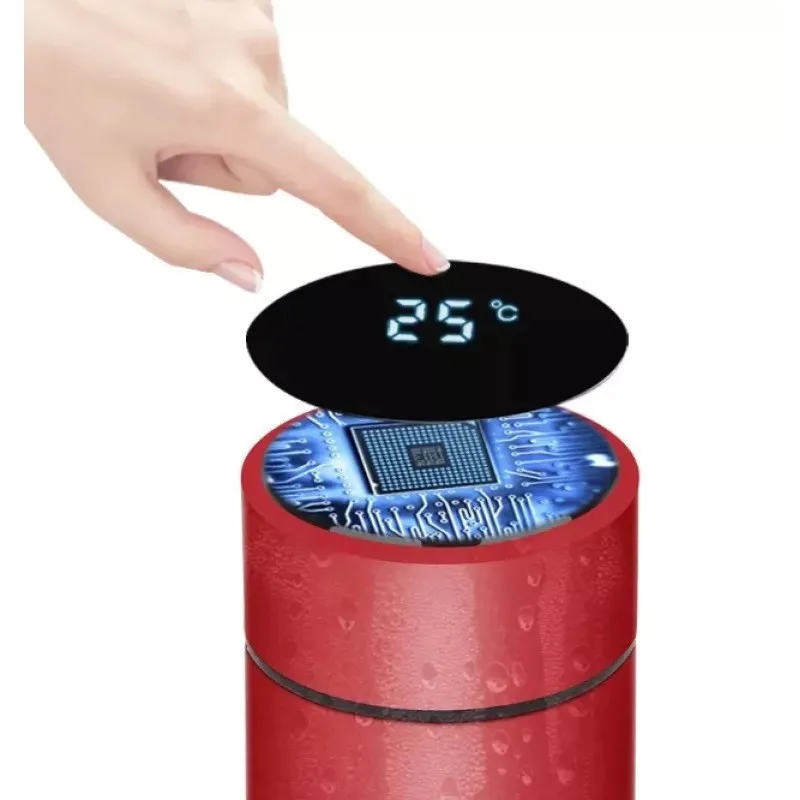 Termos cu Afișaj Electronic Tactil, 500 ml, Oțel Inoxidabil