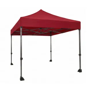 Cort Pavilion Pliabil 3x3m, Cadru Metalic Ranforsat, Acoperis PVC Oxford 420D 280g/mp, 2