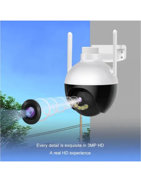 Camera IP WIFI Jortan-PRO JT-8289 3MP, Viziune Nocturna, Audio Bidirectional, Conectivitate Wireless