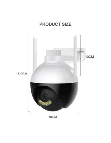 Camera IP WIFI Jortan-PRO JT-8289 3MP, Viziune Nocturna, Audio Bidirectional, Conectivitate Wireless