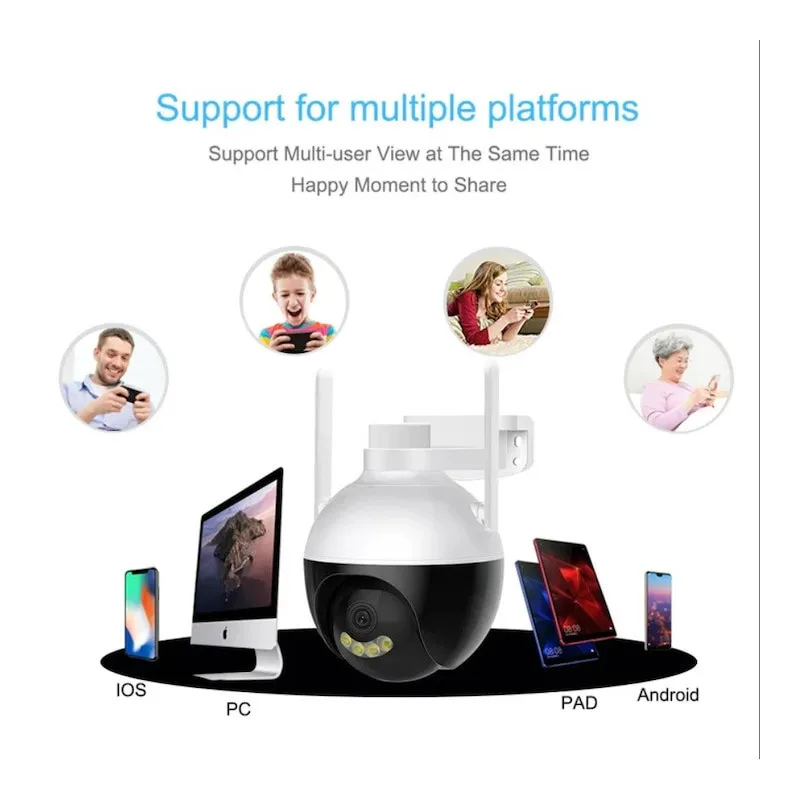 Camera IP WIFI Jortan-PRO JT-8289 3MP, Viziune Nocturna, Audio Bidirectional, Conectivitate Wireless