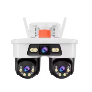 Camera WiFi JORTAN 8 Triple Lens 9MP 360° Alarma Exterior