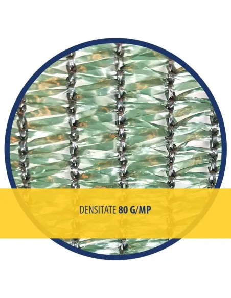 PLASA UMBRIRE 1.5 x 25 M - VERDE - 80 g/mp red-mag.ro