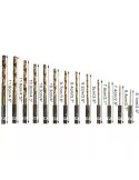 Set 13 burghie extel prindere hexagonala otel 1.5-6.5 mm