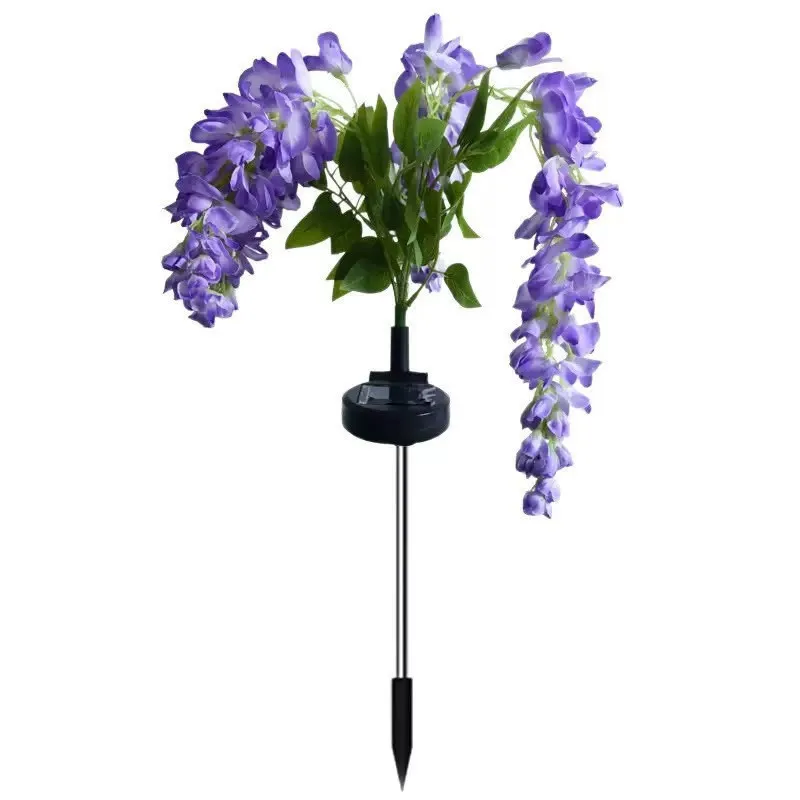 Set 2 Lămpi Solare LED Wisteria, 70 cm, Lumină Albă Caldă, IP65, diverse culori