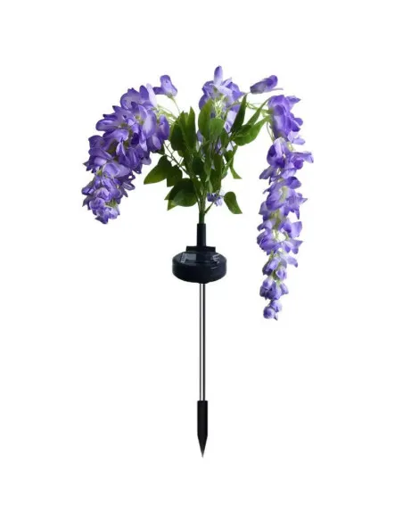 Set 2 Lămpi Solare LED Wisteria, 70 cm, Lumină Albă Caldă, IP65, diverse culori