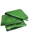Prelată cu Inele din PE, 3x4 m, 120 g/mp, Verde