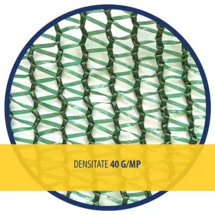 PLASA UMBRIRE 2 x 100 M - VERDE - 40 g/mp red-mag.ro 2