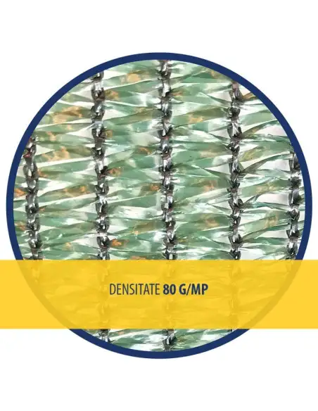 PLASA UMBRIRE 2 x 25 M - VERDE - 80 g/mp red-mag.ro