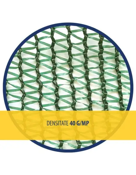 PLASA UMBRIRE 2 x 50 M - VERDE- 40 g/mp red-mag.ro