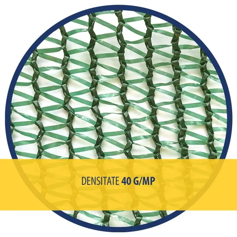 PLASA UMBRIRE 4 x 100 M - VERDE - 40 g/mp red-mag.ro