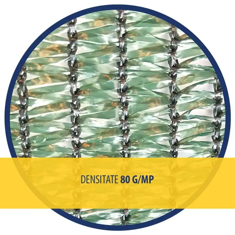 PLASA UMBRIRE 6 x 25 M - VERDE - 80 g/mp red-mag.ro