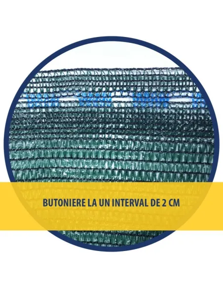 PLASA UMBRIRE 6 x 50 M - VERDE - 40 g/mp red-mag.ro