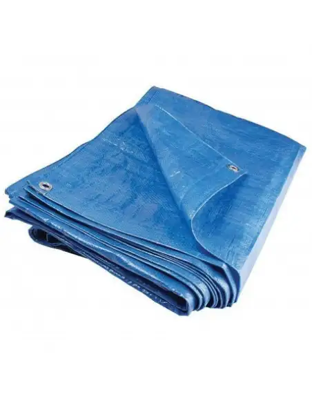 PRELATA CU INELE 5 X 6 M - 80 G/MP- ALBASTRU red-mag.ro