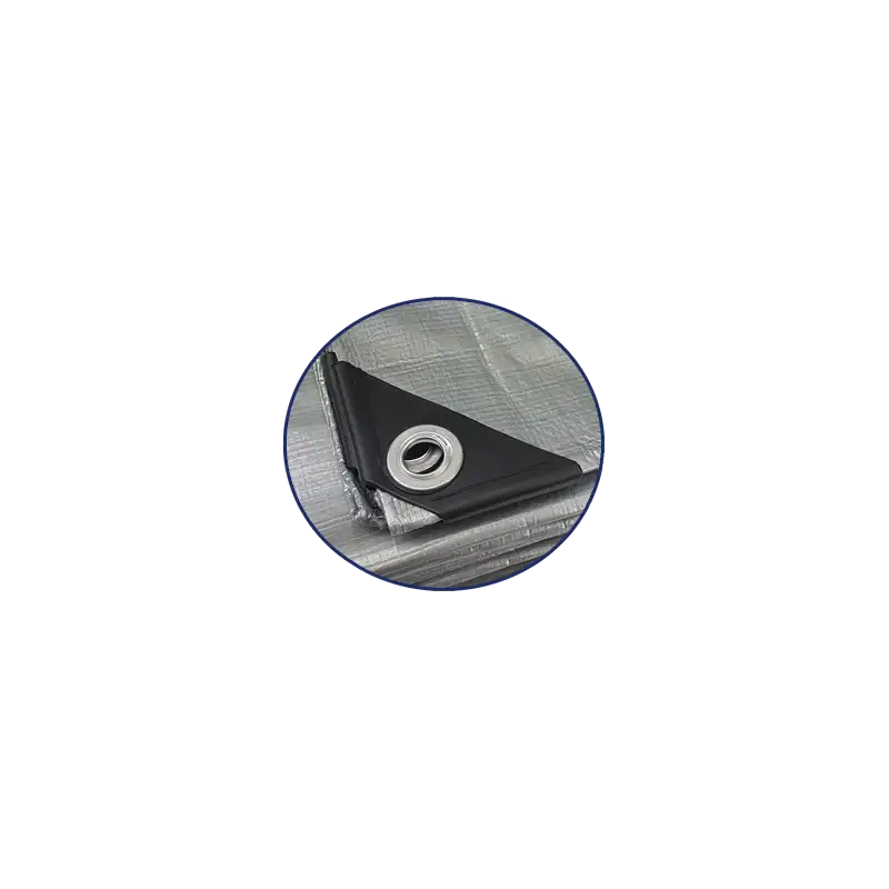 PRELATA CU INELE 5 X 6 M - 80 G/MP- ALBASTRU red-mag.ro