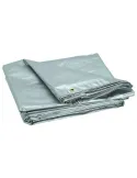 PRELATA CU INELE 6 X 10 M - 150 G/MP, ARGINTIU red-mag.ro