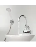 Robinet electric instant apa calda cu display si furtun pentru
