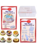 Cake Decoration -Set 100 de piese pentru decorare tort