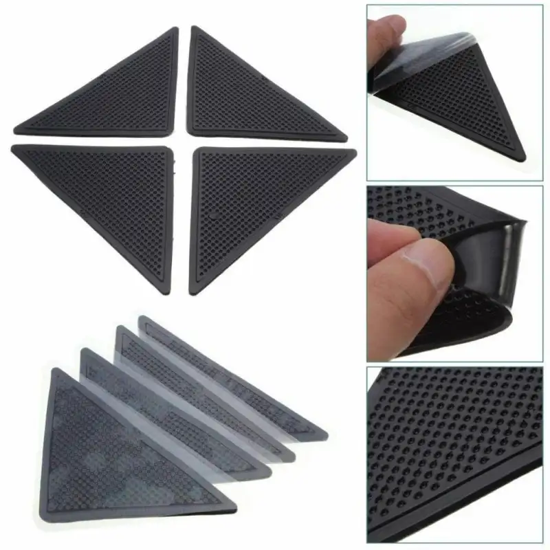 RUGGIES - Banda adeziva pentru covoare - pachet 8 triunghiuri
