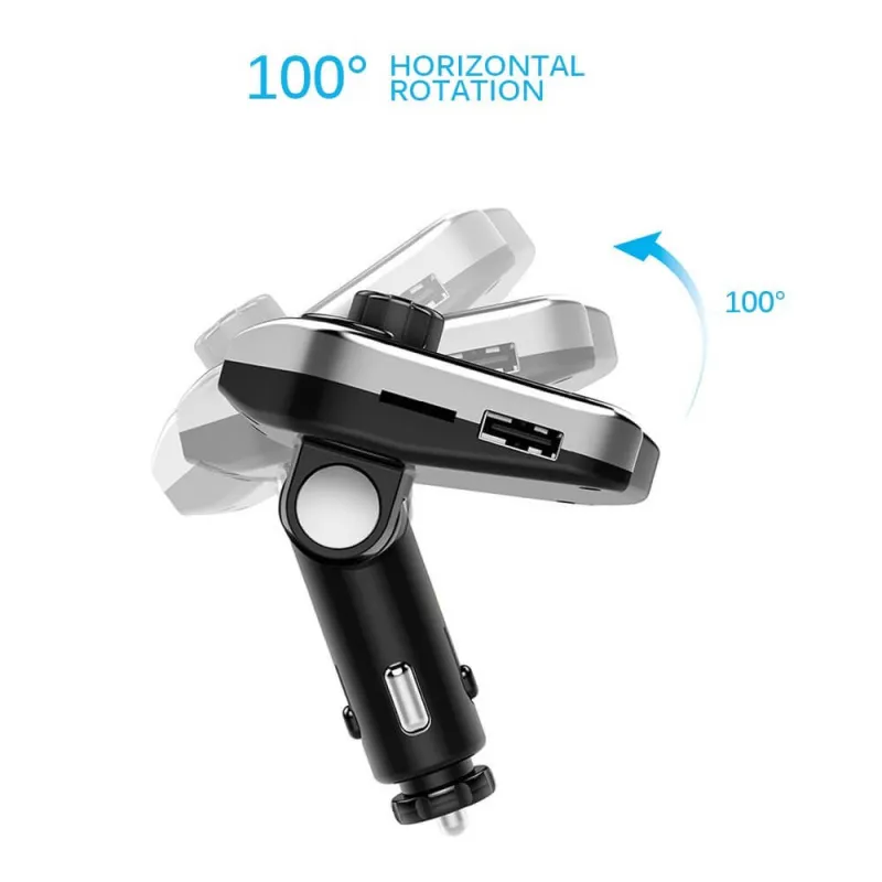 Modulator FM cu afisaj digital X8 p, hands free red-mag.ro