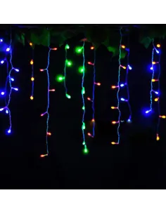 Instalatie 8 metri, MULTICOLOR, 200 LED-uri tip turturi 2
