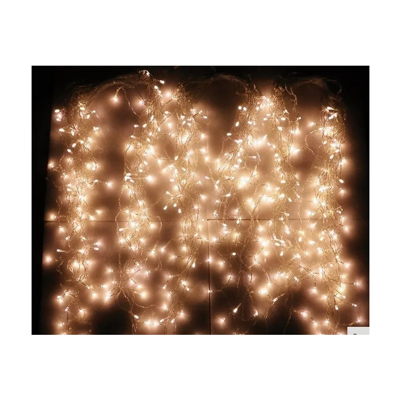 Instalatie 12 metri,ALB CALD, 300 LED-uri tip turturi