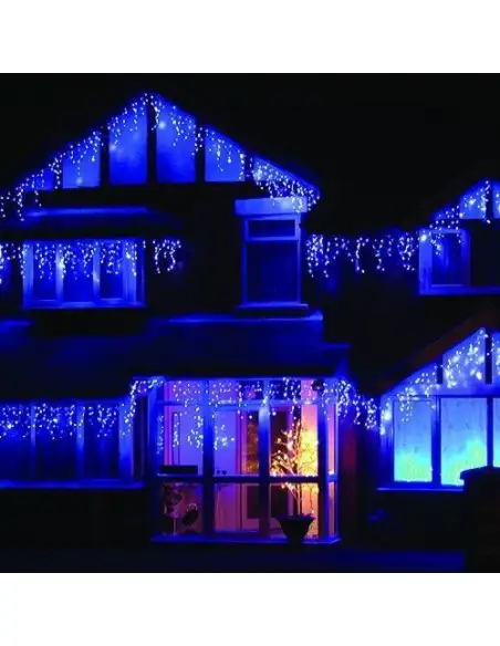 Instalatie 8 metri, ALBASTRU, 200 LED-uri tip turturi