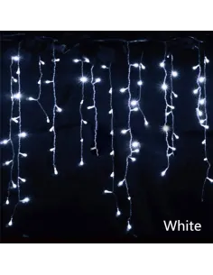 Instalatie 12 metri,ALB RECE, 300 LED-uri tip turturi 2