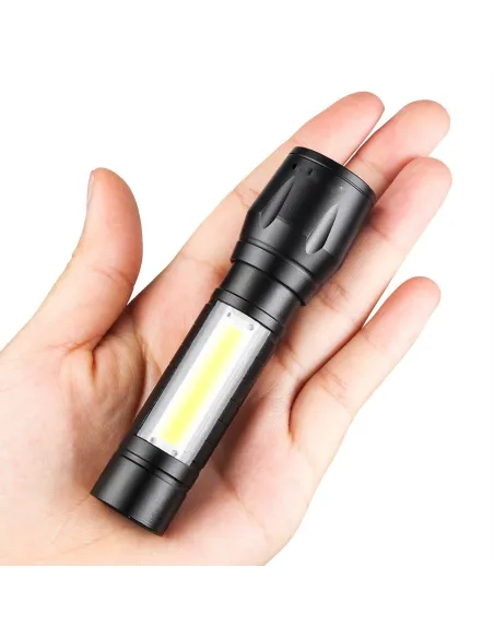 Mini Lantena 3800LM XPE COB LED, Cablu USB + Cutie red-mag.ro