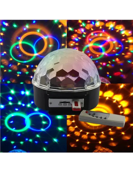 Proiector glob disco pentru interior red-mag.ro