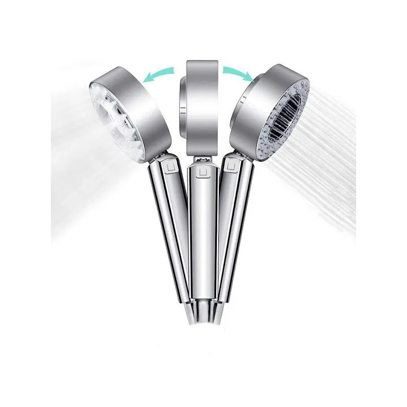 Cap de dus multifunctional cu recipient pentru sampon/gel de