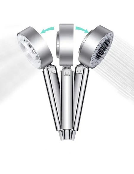 Cap de dus multifunctional cu recipient pentru sampon/gel de