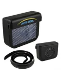 Ventilator auto cu incarcare solara, prindere de parbriz cu