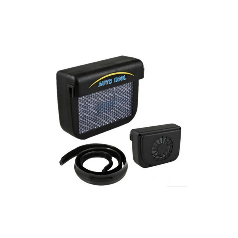 Ventilator auto cu incarcare solara, prindere de parbriz cu