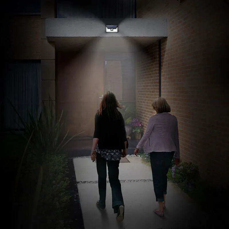 Set 2 Lampi cu LEDURI - Incarcare solara si senzor de miscare