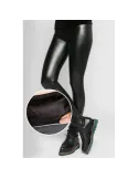Colanti imblaniti din imitatie piele ecologica red-mag.ro