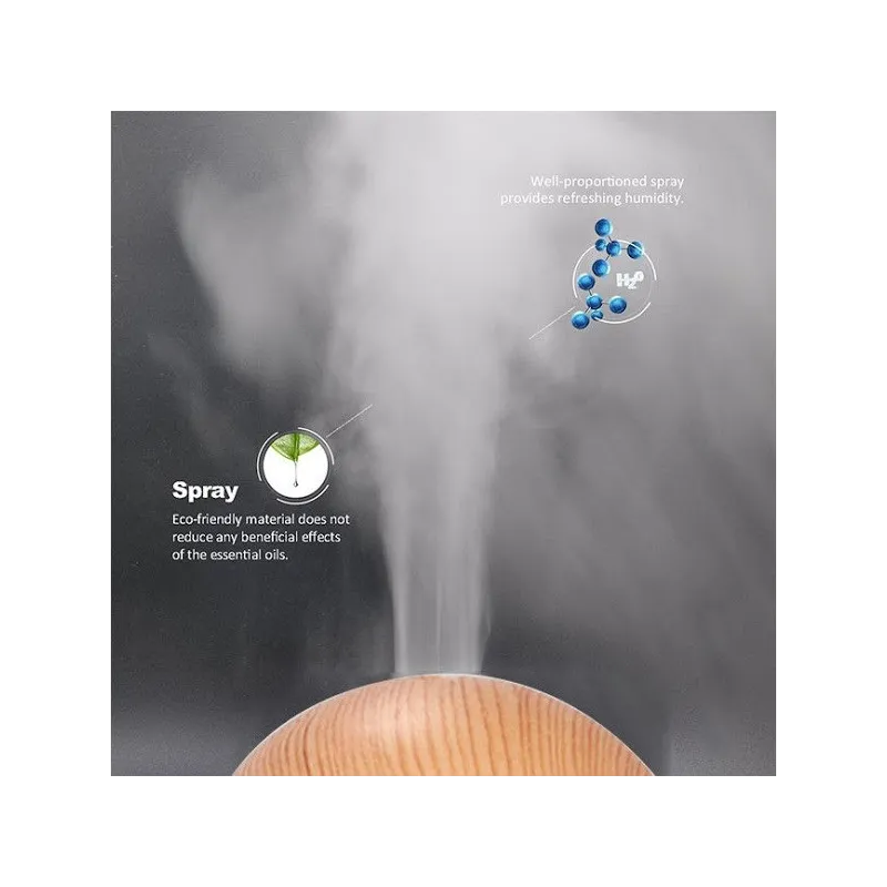 Umidificator de aer cu ultrasunete, lampa de veghe