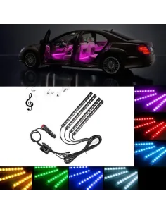 Bandă LED auto Ambient - kit 4 buc red-mag.ro