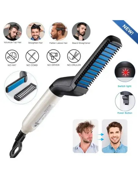 Placă multifuncțională cu pietene pentru păr și barbă red-mag.ro