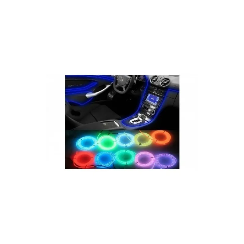 Fir cu neon pentru lumina ambientala 2,5 m, diverse culori,