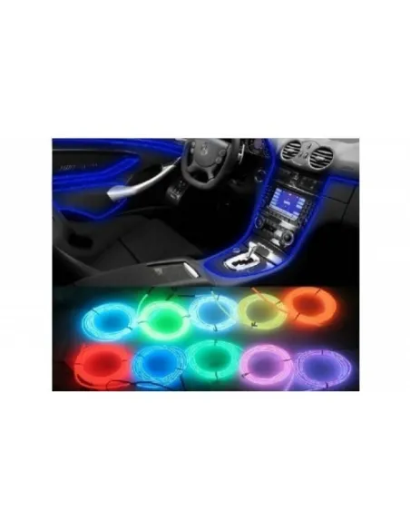 Fir cu neon pentru lumina ambientala 2,5 m, diverse culori,