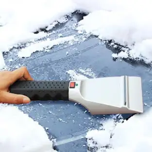 Racleta electrica cu incalzire, pentru geamuri auto