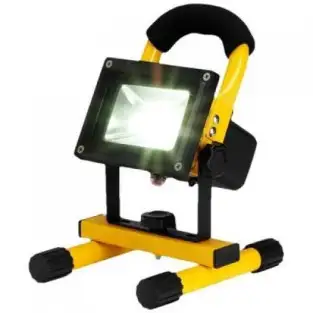 Proiector led de exterior putere 10W , portabil, incarcare auto sau la priza