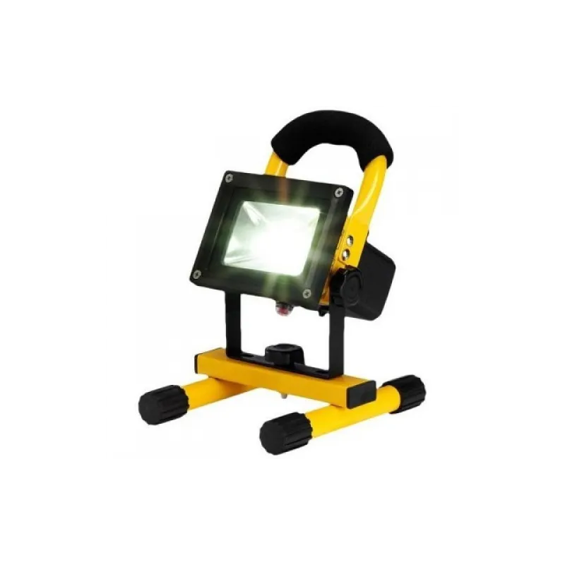 Proiector led de exterior putere 10W , portabil, incarcare auto sau la priza