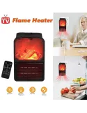 Aeroterma portabila Flame Heater, 500 W, 2 niveluri temperatura, display digital