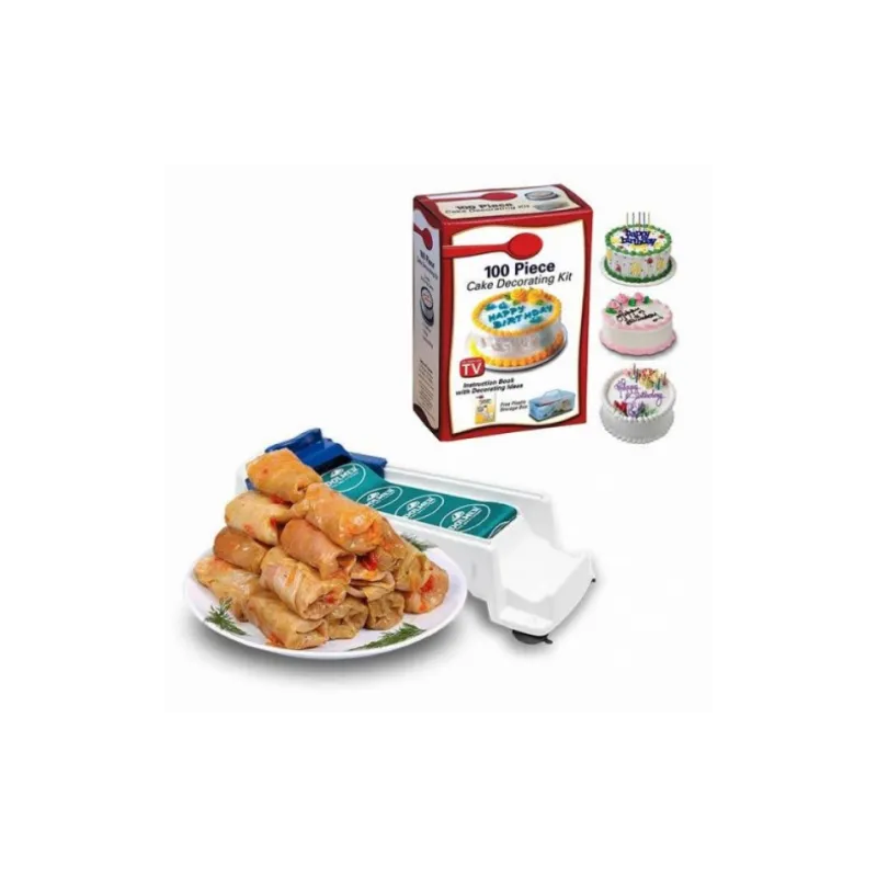 Aparat de facut sarmale + Set 100 piese decorat torturi