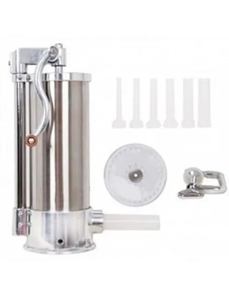 Aparat vertical de facut carnati Inox 5,5 Litri